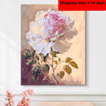 YL-36982 Digital oil painting healing flower landscape hanging painting coloring handmade oil painting hand-painted DIY acrylic coloring