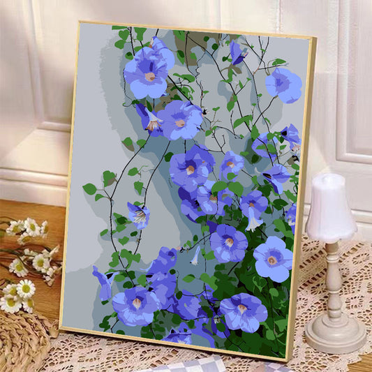YL-37237 digital oil painting DIY rose hand-painted oil painting healing landscape painting hand-painted flowers living room decoration painting